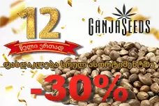 ვზეიმობთ 12 წლის იუბილეს GanjaSeeds -ზე!